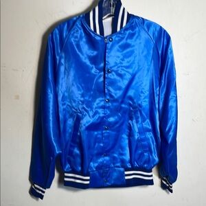 Vintage Satin-like Nylon Jacket USA Made Sz Small